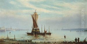 Ankunft Eines Grossen Seglers Im Hafen Von Marseille by Gilbert Burling