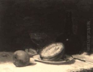 Still Lifes With Fruit by Charles Albert Burlingame