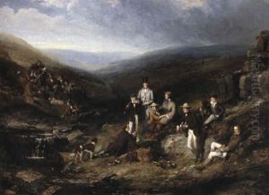 The 12th Of August On Wellhope Moors, Weardale, County Of Durham by Clement Burlison