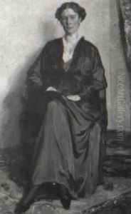 Bildnis Stella Peltzer, Sitzend Bildnis Stella Peltzer, Sitzend