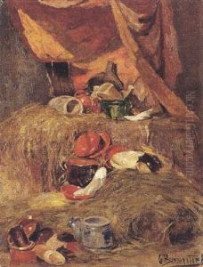 Stilleben Mit Steinzug