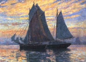 Sonnenaufgang Auf Der Kieler F"rde