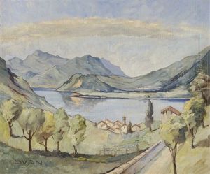 Lago Di Lugano - Agnuzzo by Henri Burn