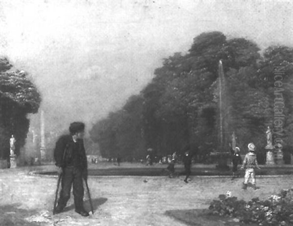 Junge Im Jardin Des Tuileries - view 1