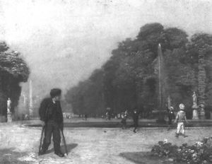 Junge Im Jardin Des Tuileries Junge Im Jardin Des Tuileries
