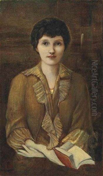 Portrait Of Lady Elizabeth Lewis, Three-quarter Length, With A Book In Her Lap - view 1