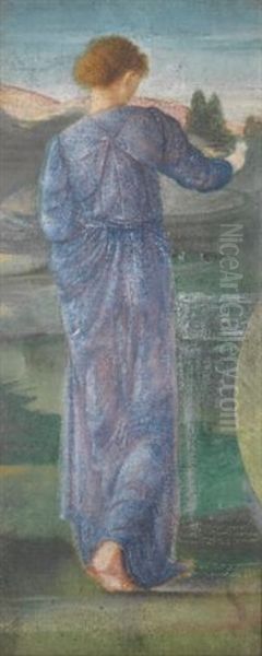 A Female Figure In A Landscape - view 1