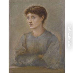 Portrait Of Margaret, The Artist's Daughter by Edward Burne-Jones