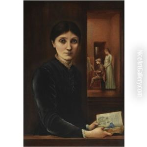 Portrait Of Georgiana Burne-jones by Edward Burne-Jones