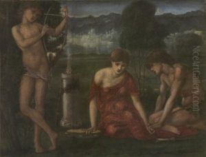 A Sacrifice To Hymen by Edward Burne-Jones