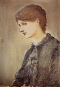Portrait Of Marie Spartali, Mrs. W.j.stillman by Edward Burne-Jones