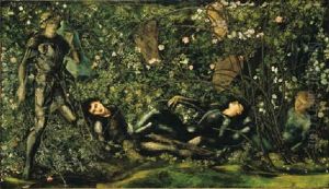 The Prince Entering The Briar Wood by Edward Burne-Jones