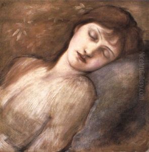 Study For The Sleeping Princess by Edward Burne-Jones