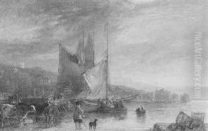 Loading The Barges by John Burnet