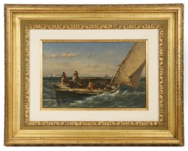 Two Fishermen In A Dory - view 1