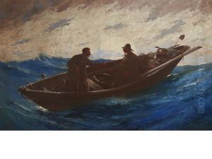 Fishing On The Grand Banks by Milton James Burns