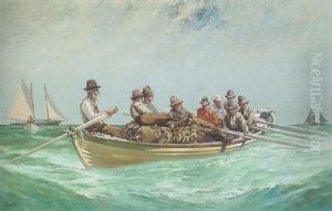 Waiting For The Fish To School by Milton James Burns