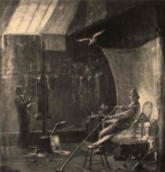 A Marine Artist's Studio - view 1