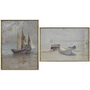 Two Lynn Beach by William Partridge Burpee