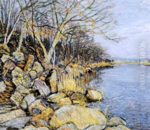 Lieutenant River View, Old Lyme, Connecticut by George Brainard Burr