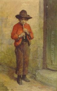A Young Piper by John Burr