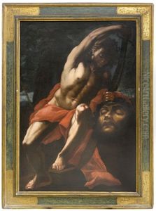 David Con La Testa Di Golia by Giovanni Antonio Burrini