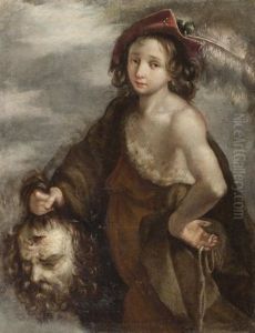 David Vainqueur De Goliath by Giovanni Antonio Burrini