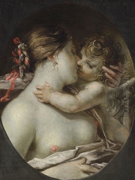 Venus Embracing Cupid - view 1