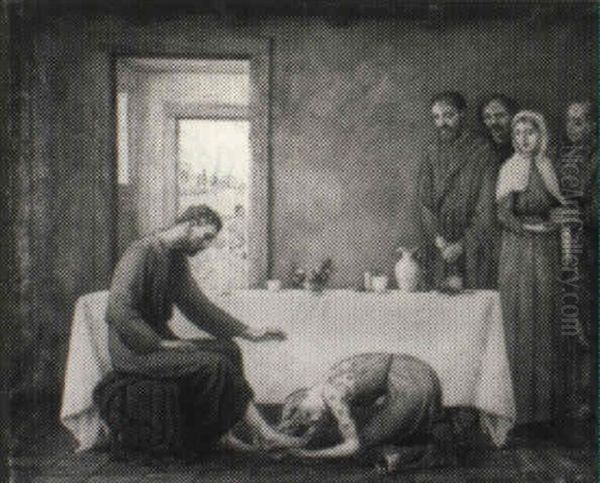 Mary Magdalen At The House Of Simon The Pharisee - view 1