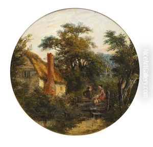 Conversation By A Stile (+ Baiting A Hook; Pair)