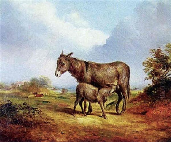Donkey & Foal - view 1
