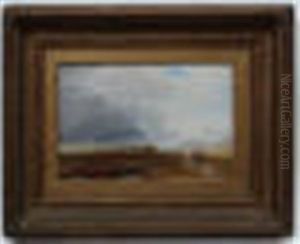 A Family Travelling Across Moors by Charles Thomas Burt