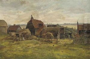 The Farmstead by Frederic William Burton