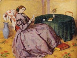 The Love Letter, January 1866 by William Shakespeare Burton