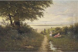 The Flower Pickers (+ The Little Caravan; Pair) by George Vempley Burwood