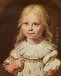 Portrait Of Charlotte Catherine Jacobine Leonhard As A Child (+ 2 Others; 3 Works) Portrait Of Charlotte Catherine Jacobine Leonhard As A Child (+ 2 Others; 3 Works)