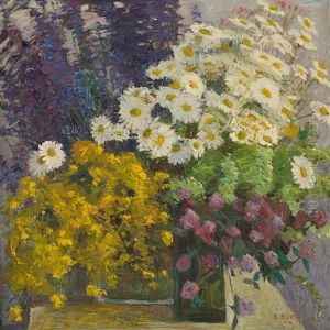 Stillleben Mit Feldblumen by Ettore Burzi