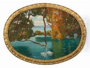 Riva Di Lago by Ettore Burzi