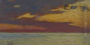 Venezia, Vista Mare by Ettore Burzi