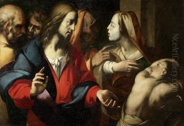 Christ Healing The Infirm Woman - view 1