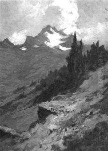 Oberitalienische Landschaft by Giuseppe Buscaglione