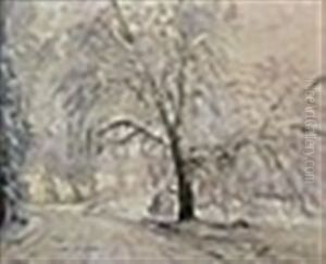 Winter Landscape by Peter Johan Valdemar Busch