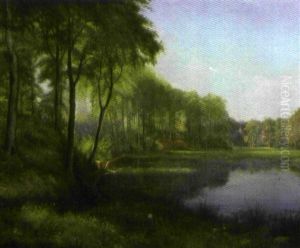 Paysage Au Bord De L'etang Paysage Au Bord De L'etang