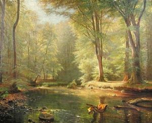 Landscape With Woodland Stream