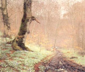 The Bluebell Wood by Peter Johan Valdemar Busch