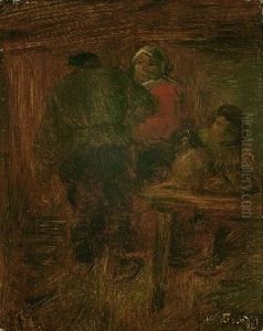 Wirtshausszene by Wilhelm Busch