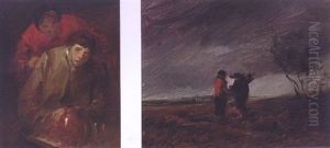 The Two Travellers And The Drunkards by Wilhelm Busch