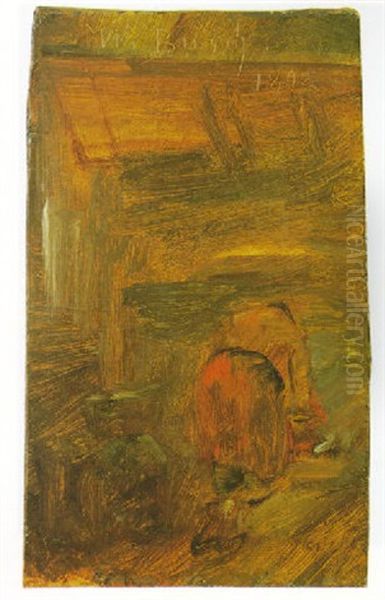 Alte Frau In Der Diele - view 1
