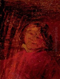 Lachelnder Junge Mit Leicht Nach Links Geneigtem Kopf by Wilhelm Busch
