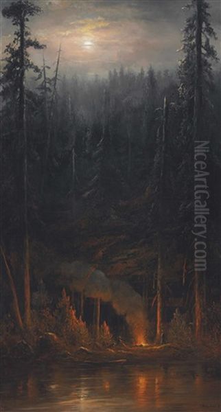 Campfire Scene - view 1